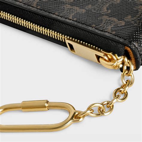 celine wallet zip|Celine coin card pouch.